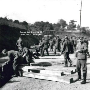 Soldats allemands - Gare de Vitré