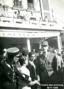 Venue du Général de Gaulle à Vitré