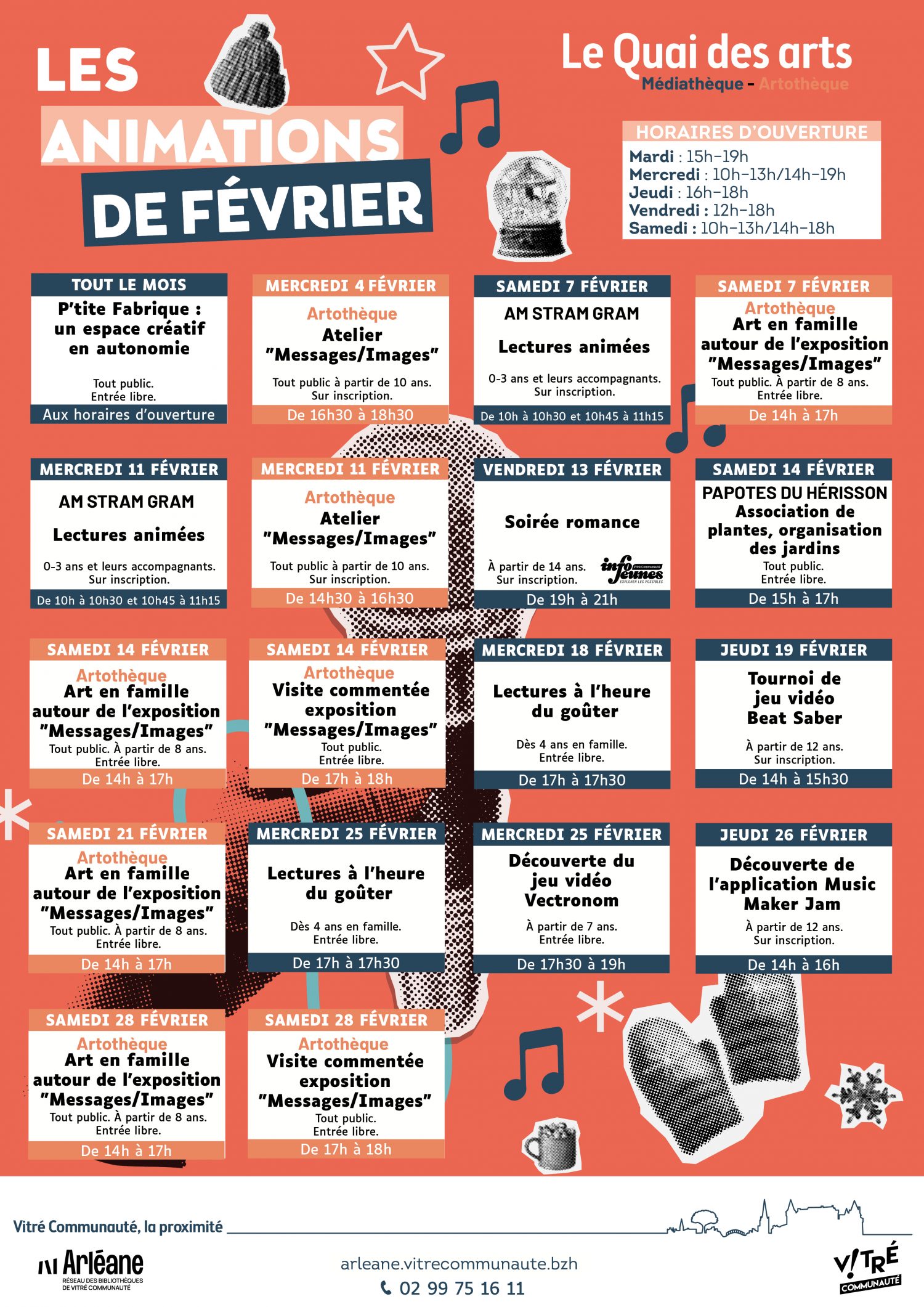 Quai des des Art - Programme février 2026