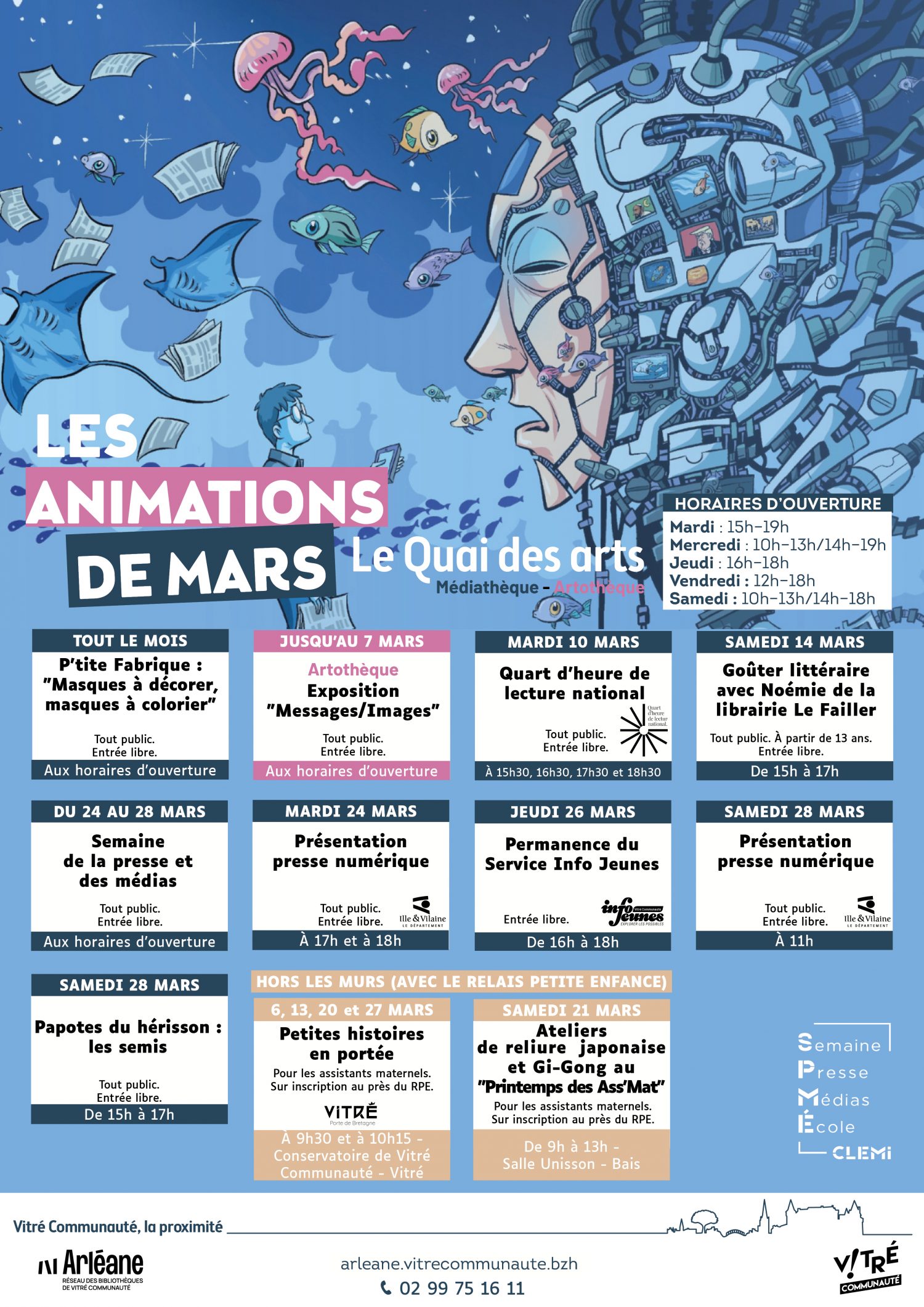 Programme Quai des arts Mars 2026