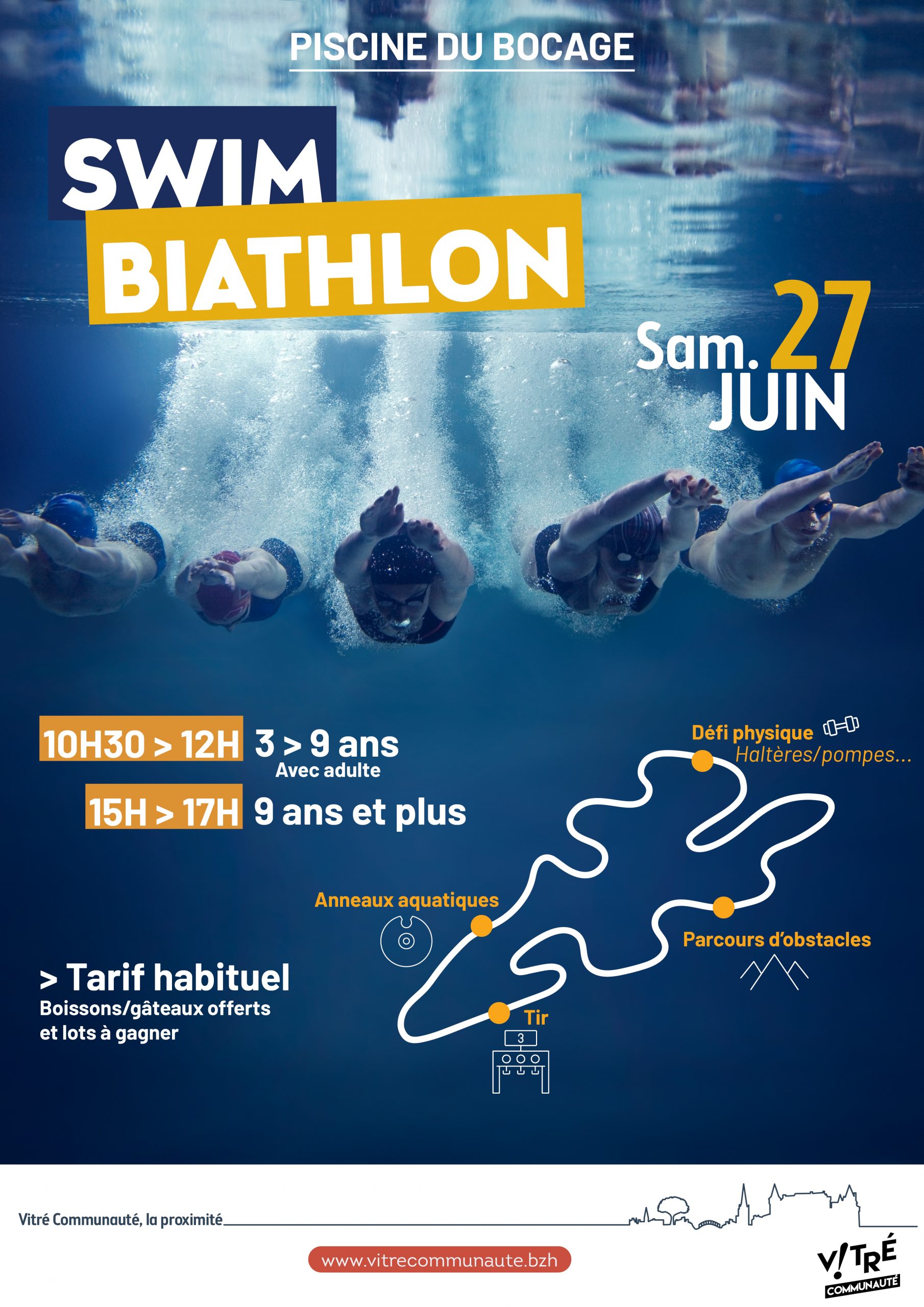 Affiche Swim biathlon 2026