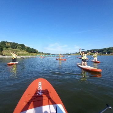 Séance paddle fitness © Vitré Communauté