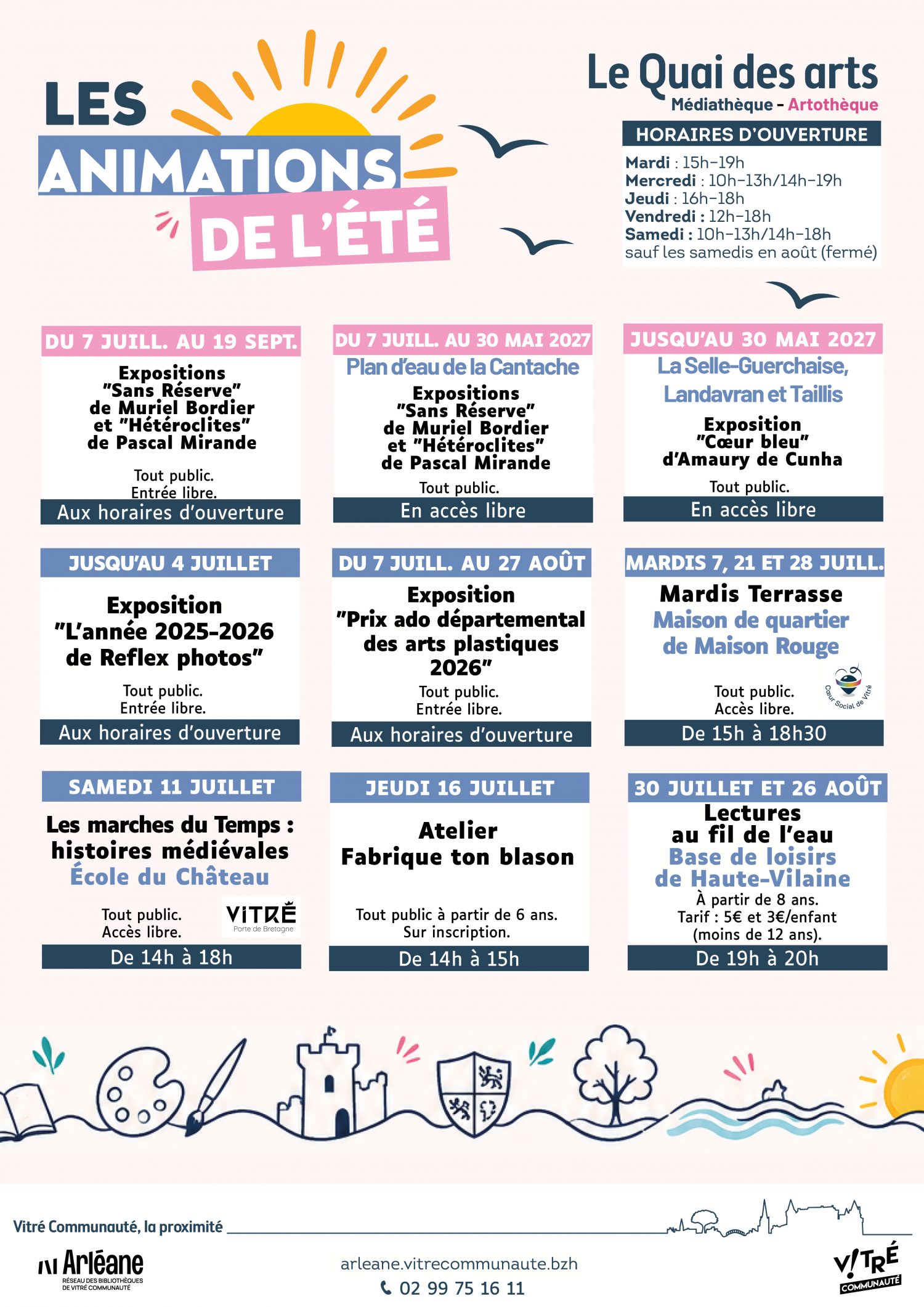 Programme Juillet août 2026